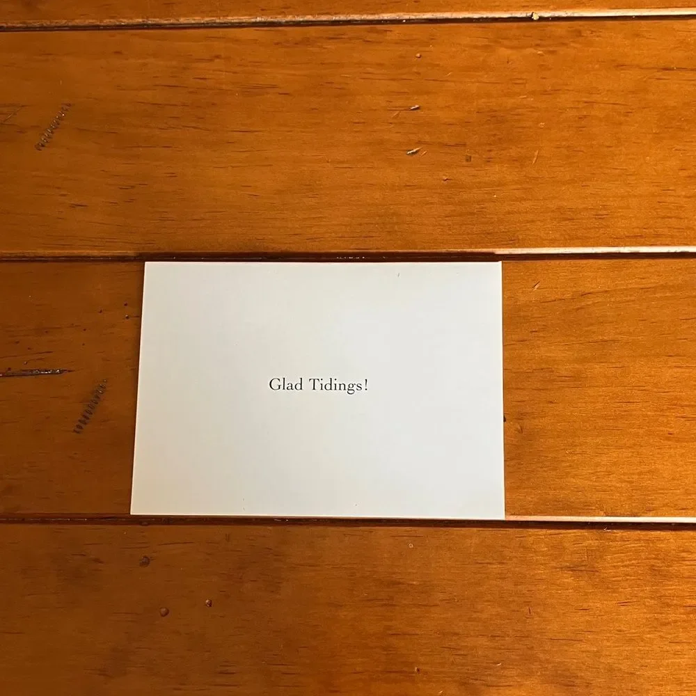 Partially Used Manatee Christmas Holiday Cards
